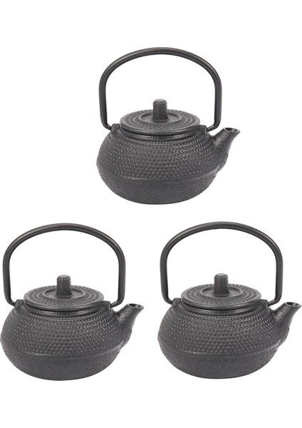 3 Adet 50 ml Japon Tarzı Dökme Demir Su Isıtıcısı Çaydanlık + Süzgeç Çaydanlık Geliyor (Yurt Dışından)