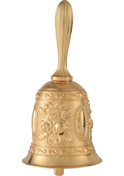 El Zili, Metal Ton Zil Alarmı El Tutma Servisi Çağrı Zili Masaüstü Çan Çay Yemeği Zili Oyun Zili, Noel Çanı Altın (Yurt Dışından)