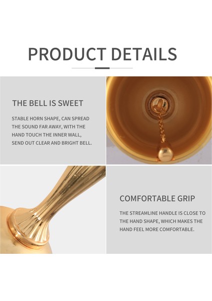 El Zili, Metal Ton Zil Alarmı El Tutma Servisi Çağrı Zili Masaüstü Çan Çay Yemeği Zili Oyun Zili, Noel Çanı Altın (Yurt Dışından) indirimleri