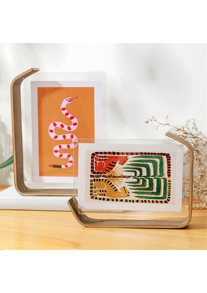 Akrilik Ahşap Resim Çerçevesi Herbaryum Ekran Çerçevesi Iskandinav Resim Çerçevesi Düğün Için Fotocard Ekran Standı Masa Deco A (Yurt Dışından) fiyatları