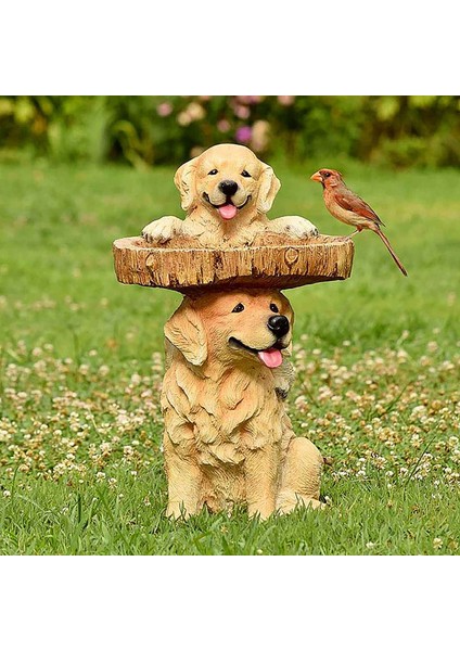 Yavru Polyresin Kuş Banyosu Kahverengi Kaide Açık Ev Bahçe Çim Yard Süslemeleri Için El Yapımı Hediyeler (Yurt Dışından) modelleri