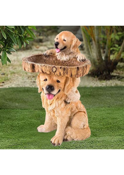 Yavru Polyresin Kuş Banyosu Kahverengi Kaide Açık Ev Bahçe Çim Yard Süslemeleri Için El Yapımı Hediyeler (Yurt Dışından) fırsatları