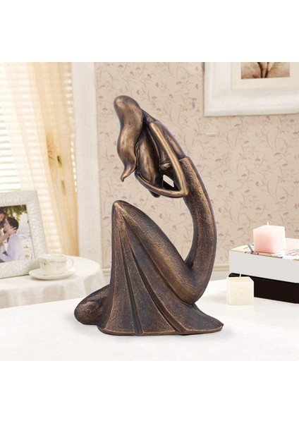 Anne ve Çocuk Heykeli Bronz Anne Aşk Heykel Oturma Odası Reçine El Sanatları Oturma Odası Yatak Odası Çalışması Için Uygun (Yurt Dışından) fırsatları