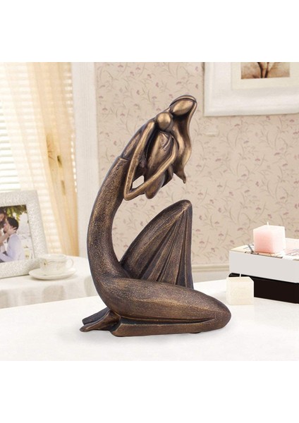 Anne ve Çocuk Heykeli Bronz Anne Aşk Heykel Oturma Odası Reçine El Sanatları Oturma Odası Yatak Odası Çalışması Için Uygun (Yurt Dışından) indirimleri