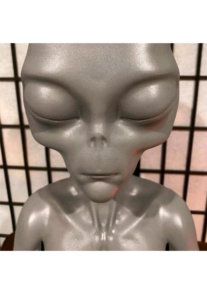 2x Büyücülük Meditasyon Uzaylı Heykeli Mini Reçine Süs Uzaylı Bahçe Ev Ofis Yard Sanat Dekoru Kapalı Açık Için (Yurt Dışından) fırsatları