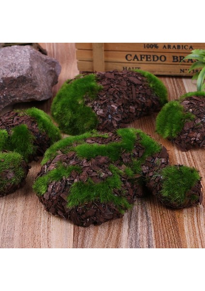 12 Adet Yapay Yosun Kayalar Dekoratif, Yapay Sahte Kaya, Bahçe Dekor Için Sahte Yosun Dekor Dıy Çiçek Aranjmanları (Yurt Dışından) modelleri