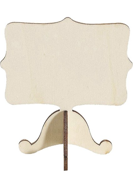 30 Paket Mini Kara Tahta Şövale Standlı Yer Kartları - Düğün, Partiler Için Ahşap Dikdörtgen Küçük Kara Tahta Tabelaları (Yurt Dışından)