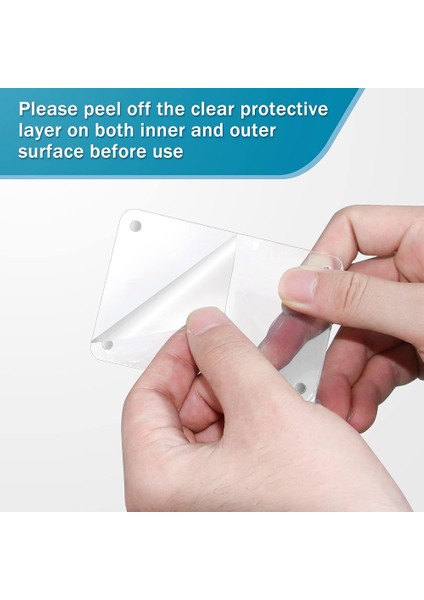 18 Adet Akrilik Buzdolabı Manyetik Çerçeve, Mini Çift Taraflı Buzdolabı Mıknatısı Resim Çerçevesi Şeffaf Çerçevesiz Ekran Çerçevesi (Yurt Dışından)