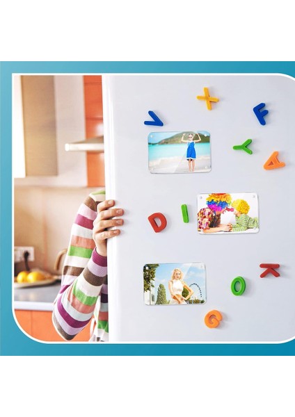 18 Adet Akrilik Buzdolabı Manyetik Çerçeve, Mini Çift Taraflı Buzdolabı Mıknatısı Resim Çerçevesi Şeffaf Çerçevesiz Ekran Çerçevesi (Yurt Dışından) indirimleri