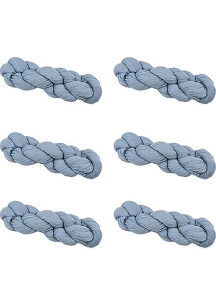 Adet Gazlı Bez Masa Örtüleri Avrupa Dekoratif Ruffled Masa Koşucular Düğün Masa Süslemeleri Için (Gri-Mavi) (Yurt Dışından)