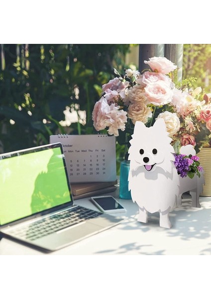 Karikatür Hayvanlar Sevimli Köpek Şekli Saksı Ekici Bahçe Dekore Edilmiş Etli Ekici (C) (Yurt Dışından) fırsatları