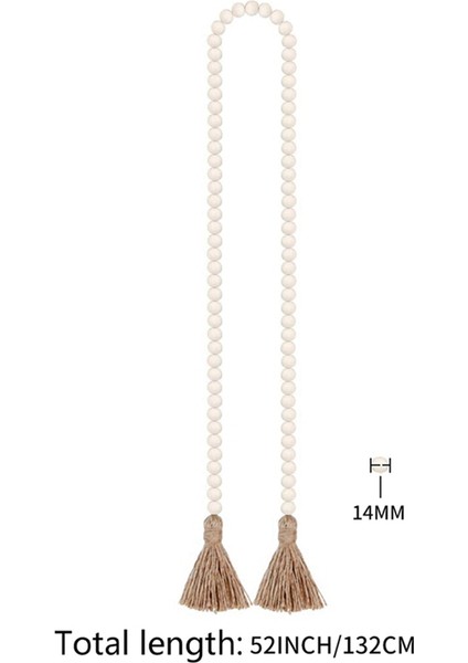 2x Ahşap Boncuk Çelenk Püsküller, Çiftlik Evi Boncuk Rustik Ülke Dekor Namaz Boho Boncuk Ahşap Renk (Yurt Dışından) indirimleri