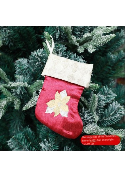 Noel Çorabı Noel Ağacı Asılı Çorap Kolye Noel Şeker Çantası Noel Asılı Çorap Karikatür Çorap (Yurt Dışından) fırsatları