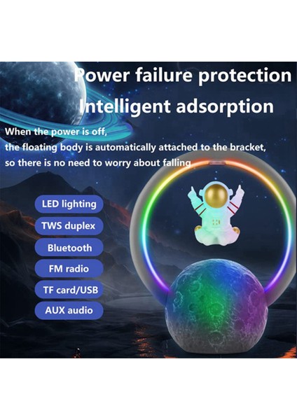 Asma Astronot Bluetooth Hoparlör Açık Taşınabilir Mini Gece Lambası (Yurt Dışından) indirimleri