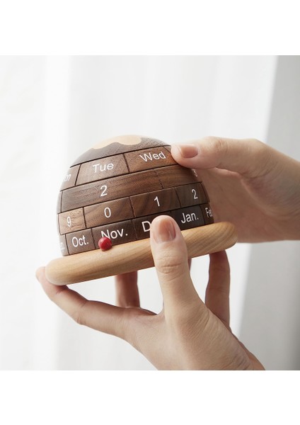 Ahşap Masaüstü Takvim Dekoru, Ofis Masası Dekoru, Masa Için Blok Takvim, Sürekli Masa Takvimi Gezegen (Yurt Dışından) modelleri