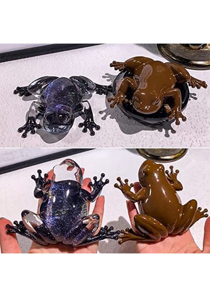 2pcs Kurbağa Şekli Reçine Kalıpları, Hayvan Silikon Kalıpları Epoksi Döküm Için 3D Sevimli Reçine Kalıpları (Yurt Dışından) modelleri