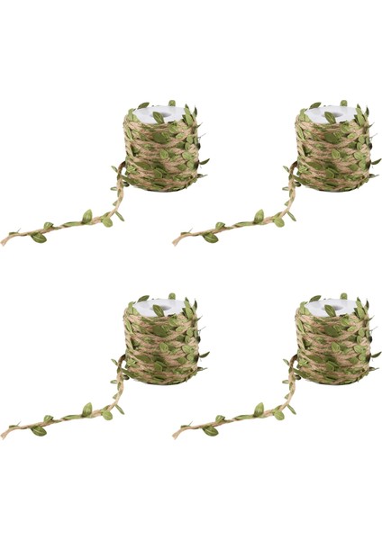 4x Yapay Yapraklar Garland - 20M - Rustik Yeşillik Liana Bahçe Bahçe Veya Düğün Için Yapay Yeşillik Süslemeleri (Yurt Dışından)