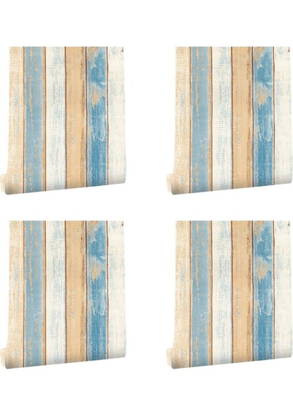 4x 6m Vinil 3D Akdeniz Ahşap Tahıl Kağıt Kendinden Yapışkanlı Duvar Kağıdı Mobilya Duvar Çıkartmaları (Yurt Dışından) fiyatları