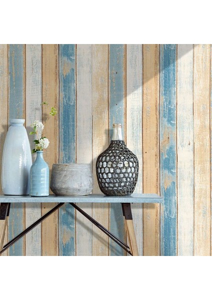 4x 6m Vinil 3D Akdeniz Ahşap Tahıl Kağıt Kendinden Yapışkanlı Duvar Kağıdı Mobilya Duvar Çıkartmaları (Yurt Dışından) indirimleri
