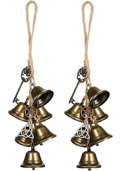 2 Adet Cadı Rüzgar Ahenge Kapı Asılı Rüzgar Ahenge Büyücülük Çan Dekor Cadılar Bells Tapınak Rüzgar Çanı Retro Rüzgar (Yurt Dışından)