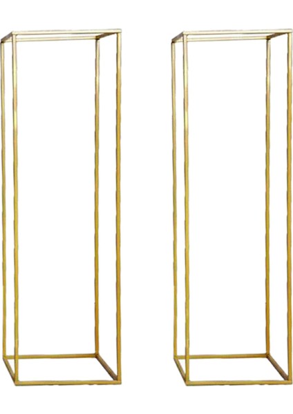 2pc Çiçek Vazo Zemin Vazoları Sütun Standı Metal Yol Kurşun Zarif Düğün Dekor (Yurt Dışından) fiyatları