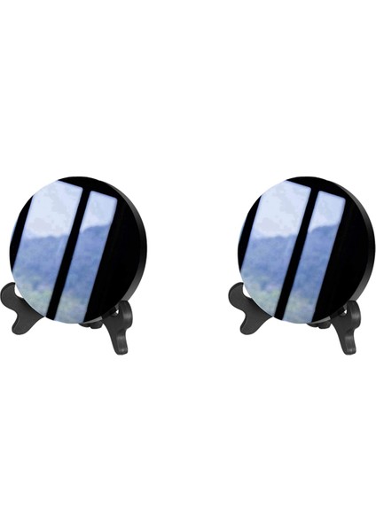 2x Obsidyen Standı ile Feng Shui Pürüzsüz Doğal Kristal Ev Dekorasyon Qi Toplama Zenginlik ve Doğruluk 80MM (Yurt Dışından) fiyatları