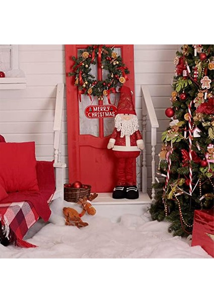 Mutlu Noeller Plaketler Burcu Ön Kapı Ev Dekor Duvar Asılı Ev Açık Ahşap Noel Asılı Burcu (Yurt Dışından)