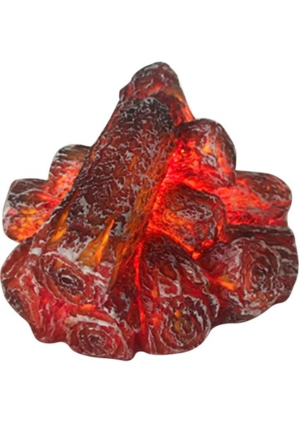 LED Yapay Yangın Alev Işığı, Alevsiz Şömine Işığı Gerçekçi Günlük Ahşap Yanan Alev ile LED Şömine (Yurt Dışından)