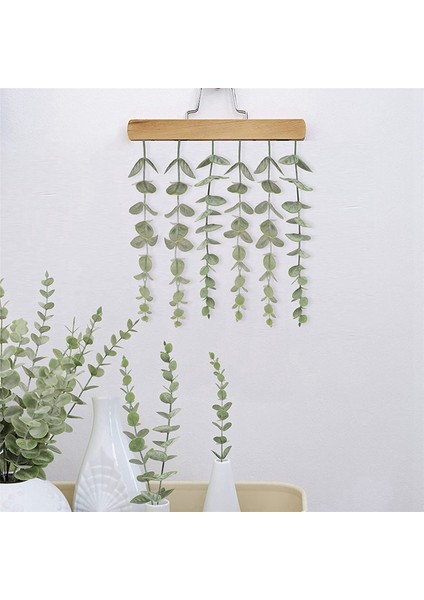 36 Parça Okaliptüs Kaynaklanıyor Yapay Okaliptüs Yaprağı Kaynaklanıyor Gerçek Gri Yeşil Dokunmatik Yaprak Dalları (Yurt Dışından) modelleri