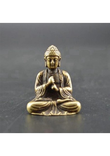 5x Mini Buda Heykeli Bronz Buda Heykeli Çin Budizm Saf Bakır Bronz Sakyamuni Buda Heykeli (Yurt Dışından)