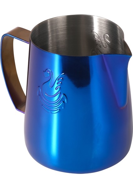 400 ml Paslanmaz Çelik Süt Köpürtme Fincan Kahve Sürahi Krem Makinesi Barista Zanaat Espresso Latte Sanat Sürahi Ev Için, B (Yurt Dışından)