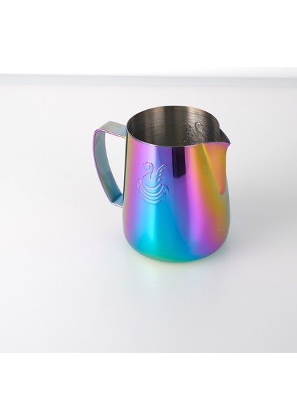 400 ml Paslanmaz Çelik Süt Köpürtme Fincan Kahve Sürahi Krem Makinesi Barista Zanaat Espresso Latte Sanat Sürahi Ev Için, B (Yurt Dışından)