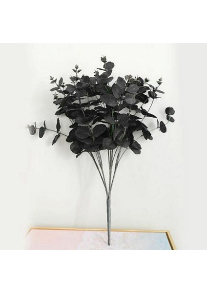 2X20 Kafa Yapay Siyah Okaliptüs Sahte Çiçek Bitki Düğün Parti Dekorasyon (Yurt Dışından) fırsatları