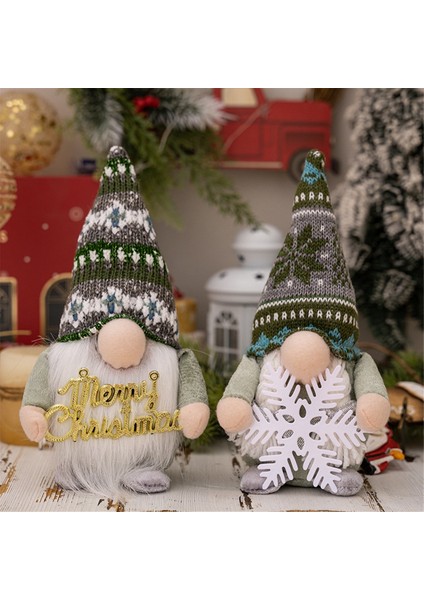 Gnome Doll LED Noel Dekoru LED Burun Işık ile Rudolph Noel Dekor Ev Için Noel Yeni Yıl Hediyeleri-Erkekler (Yurt Dışından)