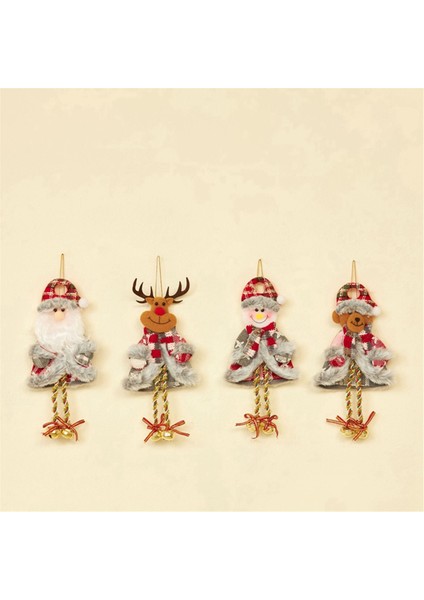 Noel Çan Noel Baba-Kardan Adam-Geyik-Ayı Asılı Bebek Süsleri Noel Ağacı Pencere Şömine Asılı Süslemeleri (Yurt Dışından) fiyatları