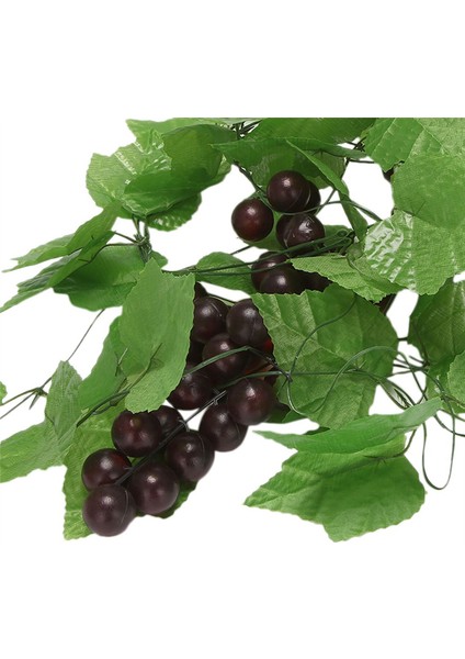 Ev Bahçe Dekorasyonu Için 8x Yapay Üzüm Asması Çelenk Meyvesi (Yurt Dışından) modelleri