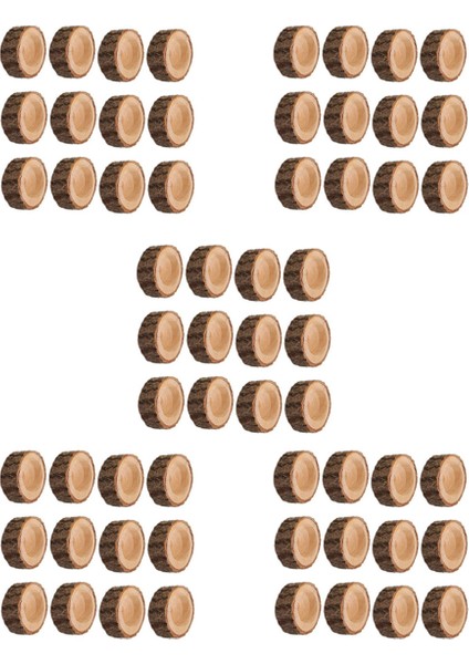 60 Adet Ahşap Mumluk, Adak Tealight Tutucu Düğün Parti Için Masa, Cadılar Bayramı Noel Partisi Ev Dekor (Yurt Dışından)