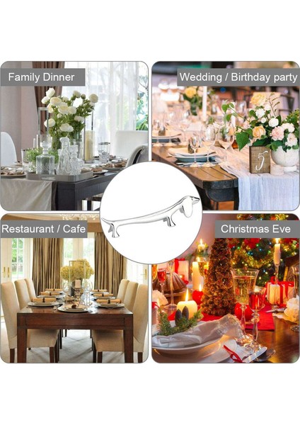 18 Adet Çubuklarını Dinlenme Küçük Köpek Çubuklarını Tutucu Dachshund Çinko Alaşım Çatal Standı Kaşık Sofra Raf Tutucu Aracı (Yurt Dışından) modelleri