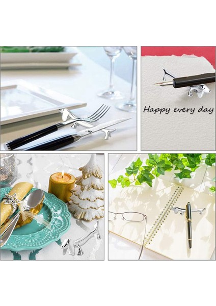 18 Adet Çubuklarını Dinlenme Küçük Köpek Çubuklarını Tutucu Dachshund Çinko Alaşım Çatal Standı Kaşık Sofra Raf Tutucu Aracı (Yurt Dışından) fırsatları