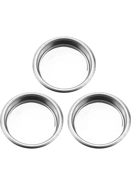 3x 58MM Kahve Makinesi Boş Filtre/paslanmaz Çelik Geri Yıkama Temizleme Kör Kase Kahve Makinesi Aksesuarları (Yurt Dışından)