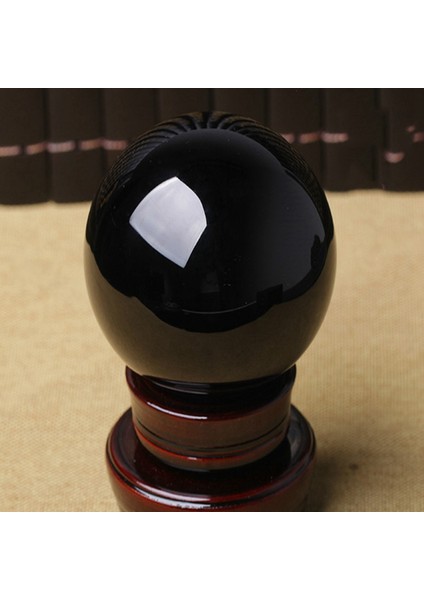 2x 80MM Doğal Siyah Küre Büyük Kristal Top Şifa Taşı Tabanı ile (Yurt Dışından) fırsatları