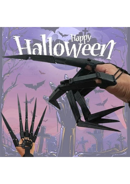 2 Adet Cadılar Bayramı Mafsallı Parmak Eldiven Esnek Komik Cadılar Bayramı Kostüm Partisi Hayalet Pençe Cadılar Bayramı Sahne El Modeli -3 (Yurt Dışından) fırsatları