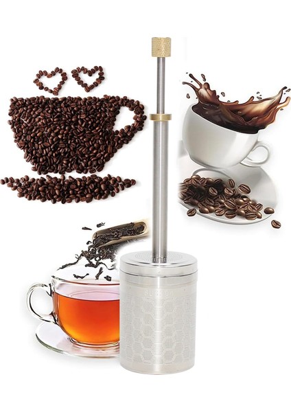 Pres Tipi Kahve Bırakma Karıştırıcı Yeniden Kullanılabilir Kahve Mikseri Manuel Soğuk Demleme Taşınabilir Fransız Kahve Son Pres Makinesi-B (Yurt Dışından) fiyatları