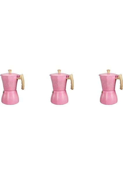 3x Soba Üstü Espresso Makinesi - Gazlı Veya Elektrikli Ocak Üstü Için Moka Pot Kahve Makinesi - 3 Bardak Espresso Shot Makinesi (Yurt Dışından) fiyatları
