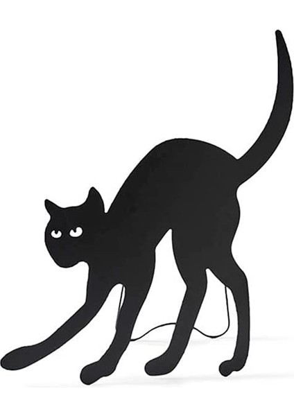 Cadılar Bayramı Cadı Siluet, Ferforje Cadılar Siyah Kazan Siyah Kedi Bahçe Işaretleri Korkunç Aile Ev Ön Bahçesinde B (Yurt Dışından)