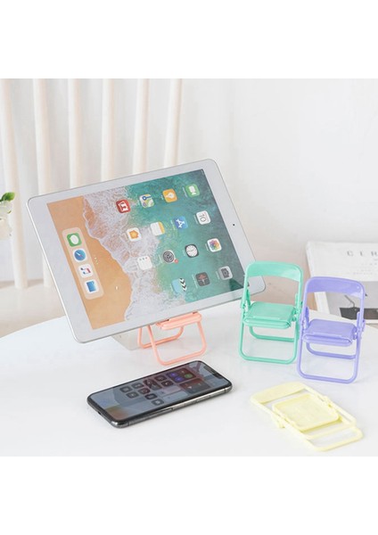 Steve Sevimli Küçük Sandalye Cep Telefonu Tutucu Masası Katlanabilir Telefon Standı Cep Telefonu Standı Tutucu Masası Mor (Yurt Dışından) fırsatları