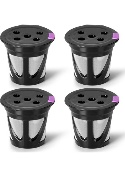 Keurig Için Yeniden Kullanılabilir K Bardaklar, 4'lü Paket Evrensel Doldurulabilir K Cup Kahve Filtreleri, Keurig Supreme Multistream Serisi Için (Yurt Dışından)