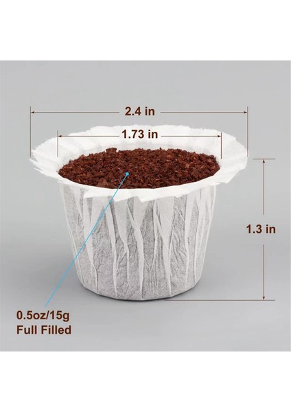 Tek Kullanımlık Kahve Kağıt Filtresi 300 Sayım ile 2 Paket Yeniden Kullanılabilir K Fincan Kahve Kapsülleri Keurig Kahve Makinesi 2.0 ve 1.0 Için (Yurt Dışından) indirimleri