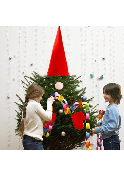 Noel Ağacı Dekor Noel Partisi Malzemeleri Kırmızı Noel Süsleri Noel Baba Şapkası Tatil Noel Şapka Süsleme (Yurt Dışından) fırsatları