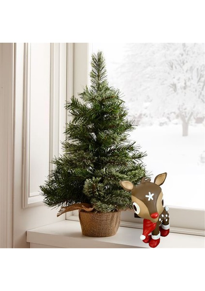 Kırmızı Burunlu Ren Geyiği Dekorasyon Ev Bahçe Masa Dekorasyon Hediye (Yurt Dışından) fiyatları